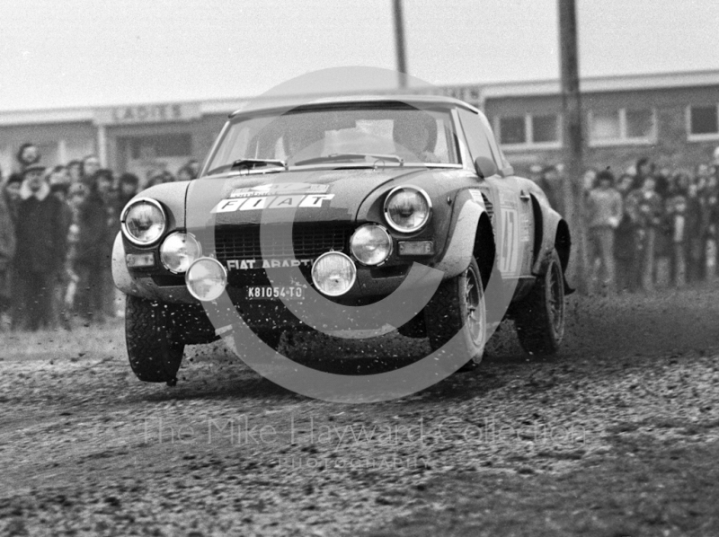 Ingvar Carlsson/Bo Reinicke, Fiat Abarth 124 Spider, K81054 T0, 1974 RAC Rally
