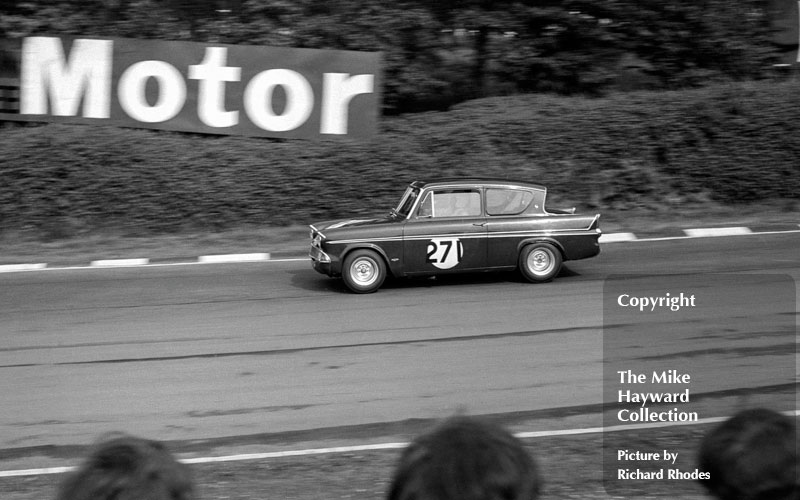 Ford Anglia, Brands Hatch, May 28 1967.

