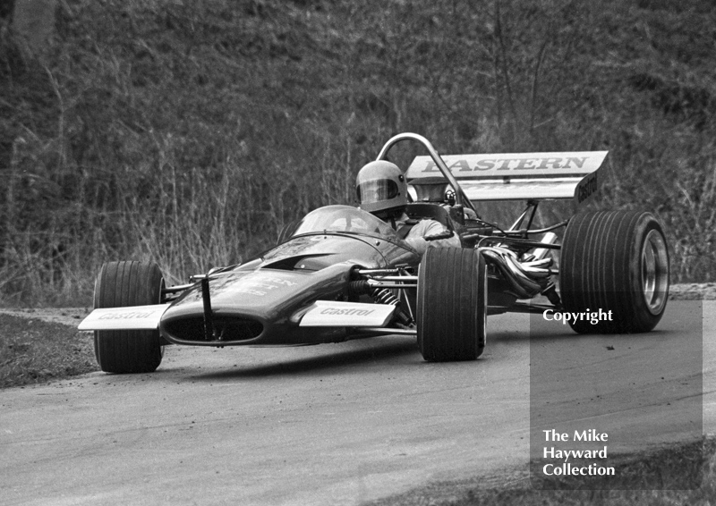 Richard Thwaites, McLaren M10B Chevrolet, 45th National Open meeting, Prescott Hill Climb, 1973.