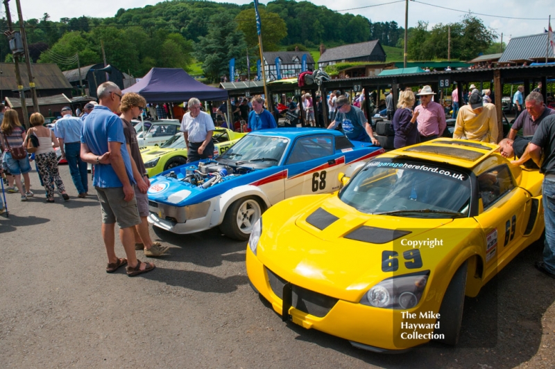 Vauxhall VX220, Triumph TR7 V8, Shelsley Walsh Hill Climb, June 1st 2014. 