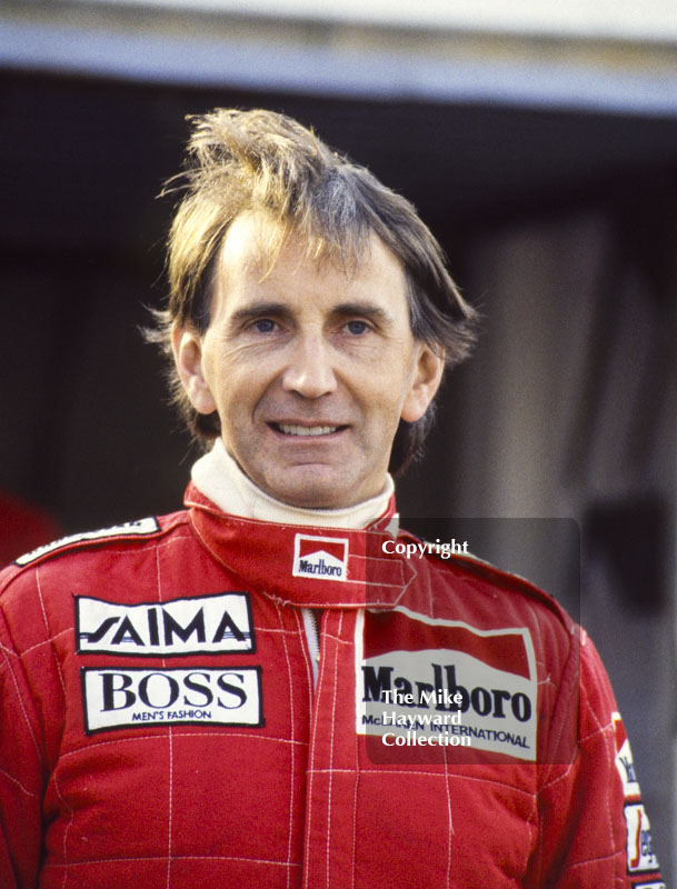 John Watson, McLaren, Brands Hatch, 1985 European Grand Prix.
