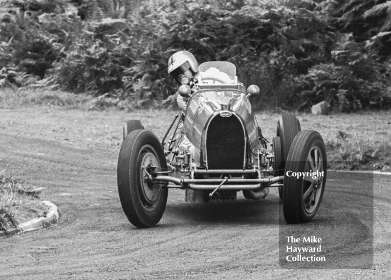 Frank Wall, Bugatti 35B, Loton Park, September 1968.
