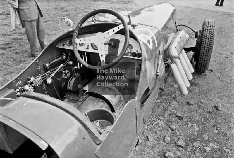 24 litre Napier Sunbeam in the paddock, 1969 VSCC Richard Seaman Trophies meeting, Oulton Park.