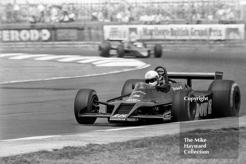 Elio de Angelis, Shadow DN9, 1979 British Grand Prix, SIlverstone.
