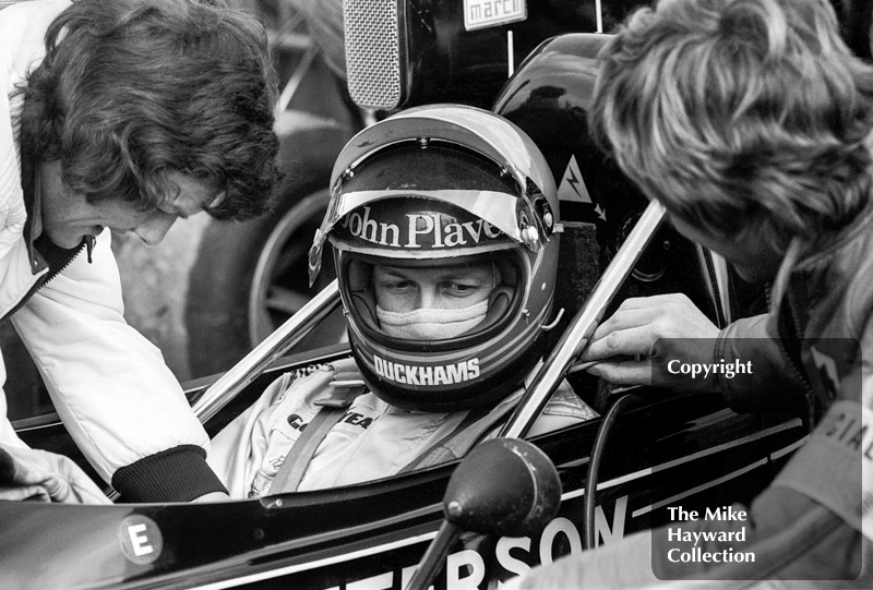 Ronnie Peterson, Project 3 March 752 BMW, Thruxton, Easter Monday 1975.
