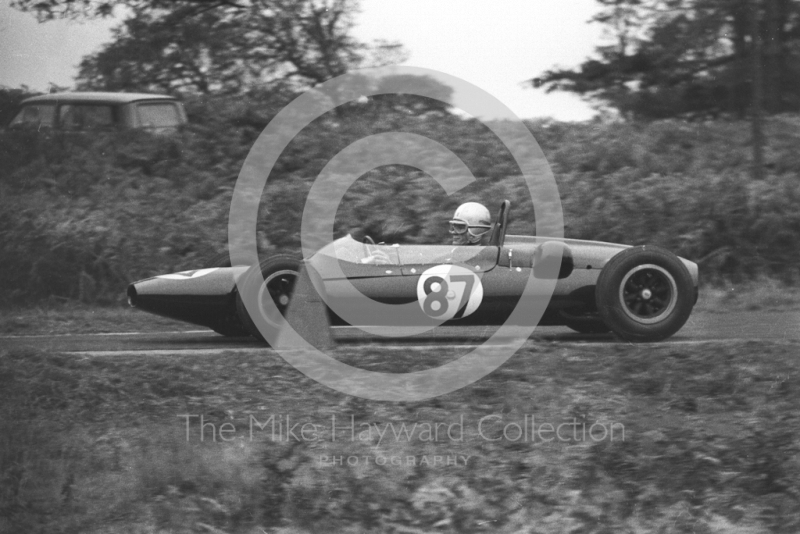 Mike Hawley, Cooper Formula Junior, Loton Park hill climb, 1964.