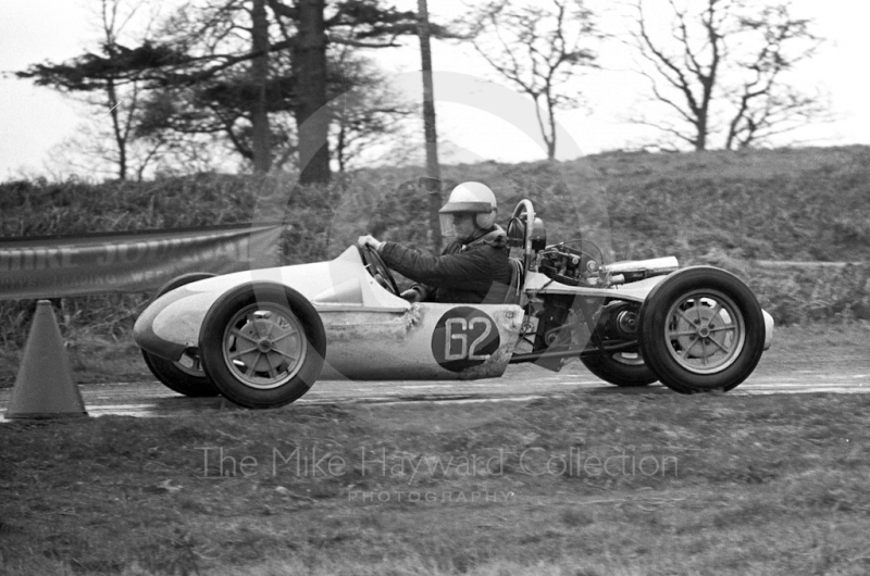 P Williams, Cooper Mk 9 500, sixth National Loton Park Speed Hill Climb, April 1965.