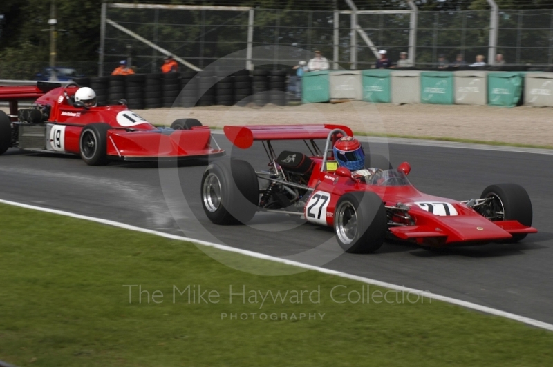 Rob Harvey, 1971 Lotus 69, and John Holmes, 1977 March 772P, European Formula 2 Race, Oulton Park Gold Cup meeting 2004.