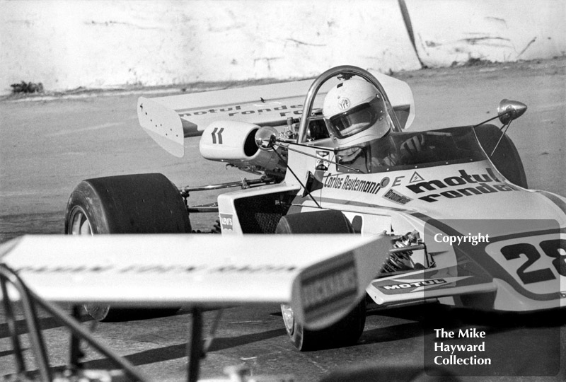 Carlos Reutemann, Motul Rondel Racing Brabham BT38, Mallory Park, March 12 1972.
