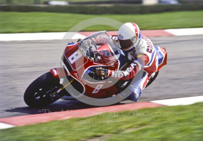 Wayne Gardner, Honda, Donington Park, April 1982.