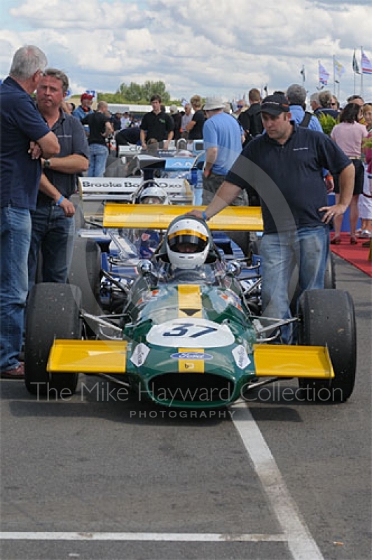 F1 Brabham in the paddock, Silverstone Classic 2009.