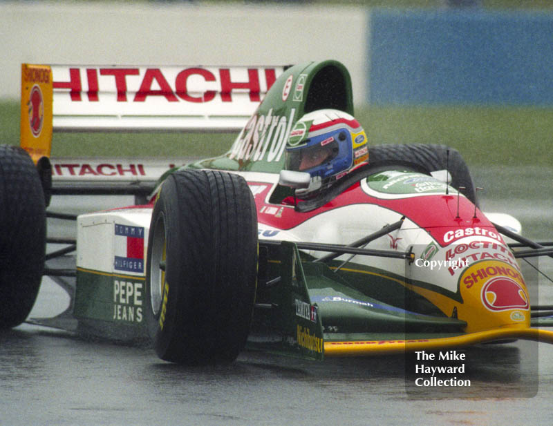 Alessandro Zanardi, Lotus 107B, European Grand Prix, Donington, 1993
