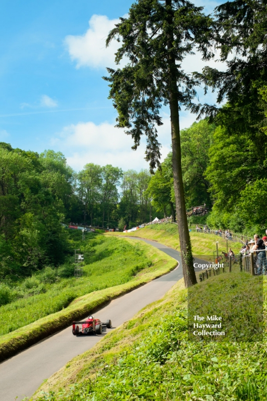 A single seater on the hill, Shelsley Walsh Hill Climb, June 1st 2014. 