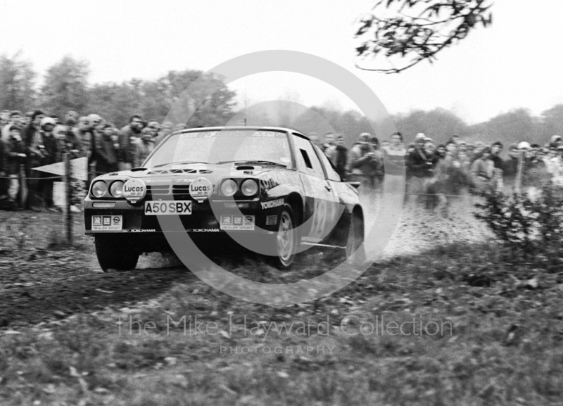 Michael Stuart, Brian Goff, Rover Vitesse, A50 SBX, 1985 RAC Rally, Weston Park, Shropshire.
