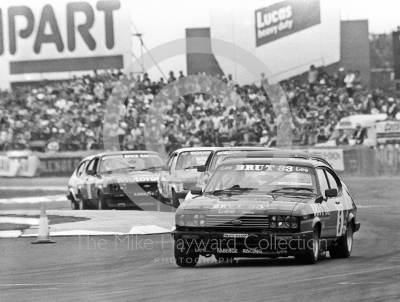 Stuart Graham, Faberge Ford Capri, Tricentrol British Saloon Car Championship race, 1979 British Grand Prix meeting, Silverstone
