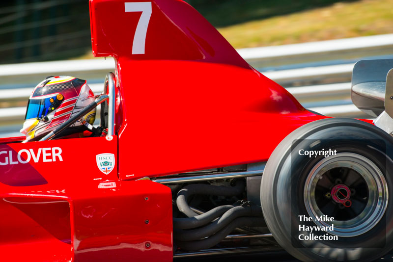 Neil Glover, F5000 Chevron B24, Derek Bell Trophy Race, Oulton Park, 2016 Gold Cup.
