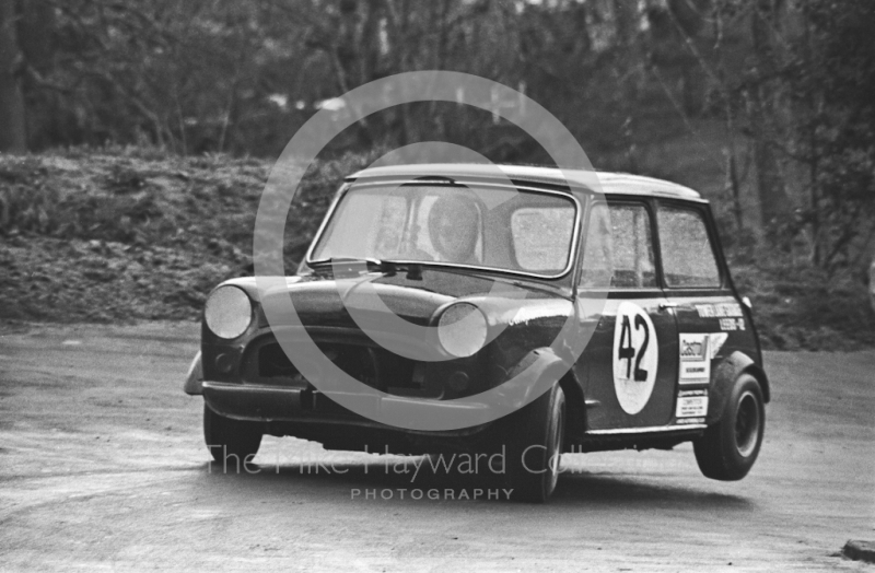 Mini Cooper S, Prescott hill climb, 1967.