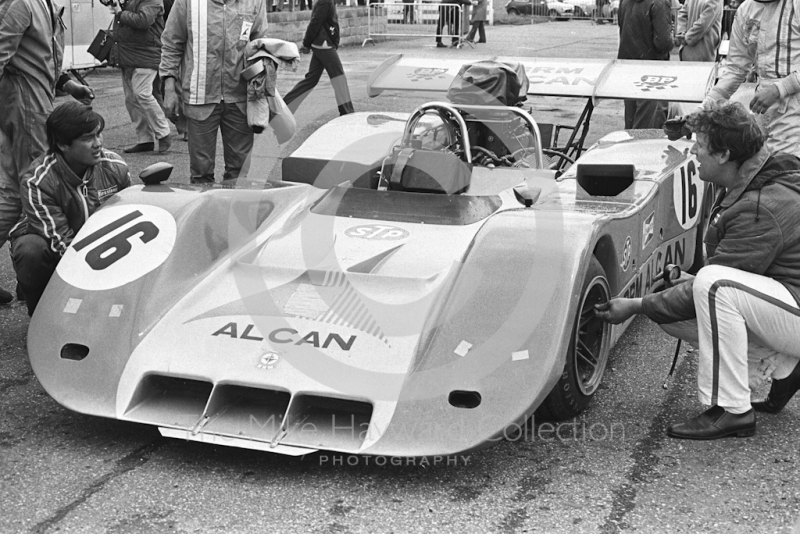 Howden Ganley, Rubery Owen Canada BRM P167 Chevrolet 8.1, Silverstone, Super Sports 200 1972.
