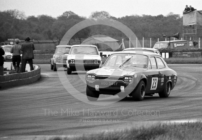 Chris Craft, Team Broadspeed Ford Escort, Silverstone Martini International Trophy meeting 1969.
