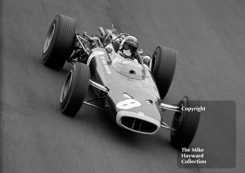 Jackie Stewart, BRM H16, Oulton Park Gold Cup 1966.
