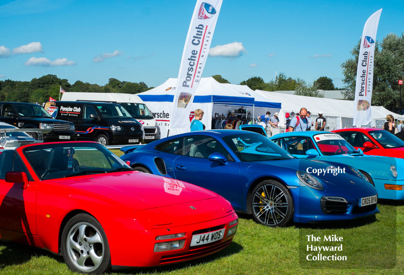 Porsche Club at the 2016 Gold Cup, Oulton Park.
