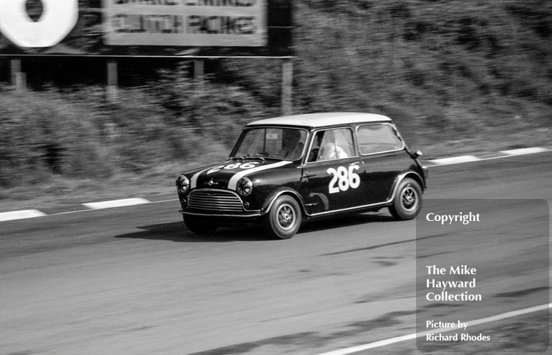 John Rhodes, Mini, Brands Hatch, May 28 1967.
