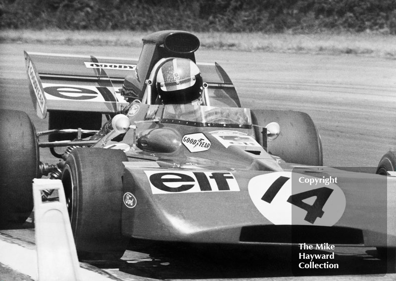 Francois Cevert, Tyrrell 002, Cosworth V8, 1971 British Grand Prix, Silverstone.
