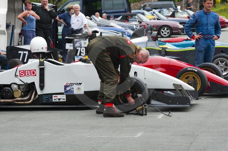 Tony Adams, Force PC, Hagley and District Light Car Club meeting, Loton Park Hill Climb, August 2012.