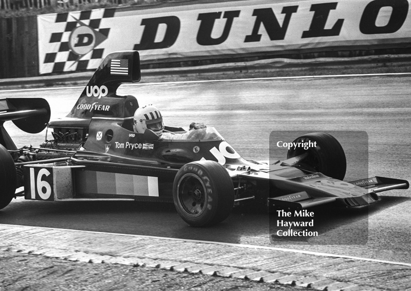 Tom Pryce, UOP Shadow DN5, Brands Hatch, Race of Champions 1975.

