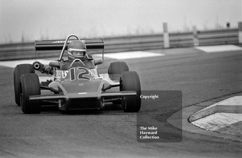 Mike White, March 813, Alfa Romeo, FISA European Championship, Donington Park, 1981.
