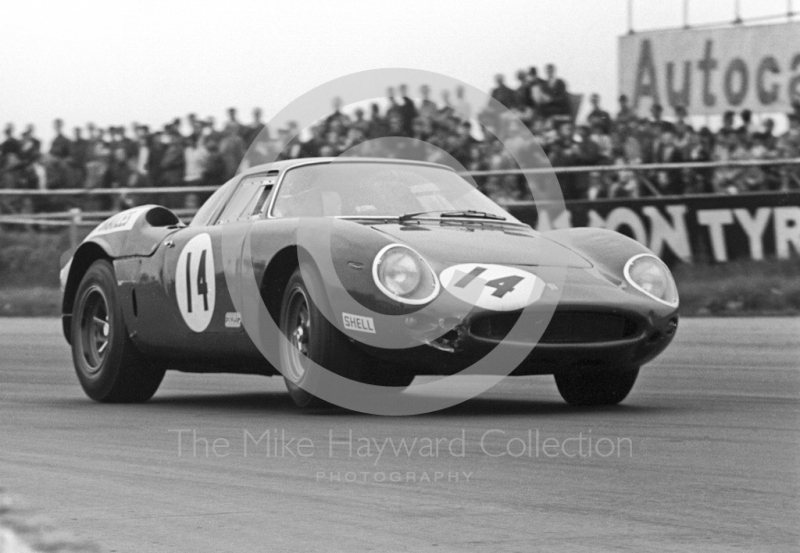 David Skailes, Ferrari 250LM, 1968 Martini International 300, Silverstone
