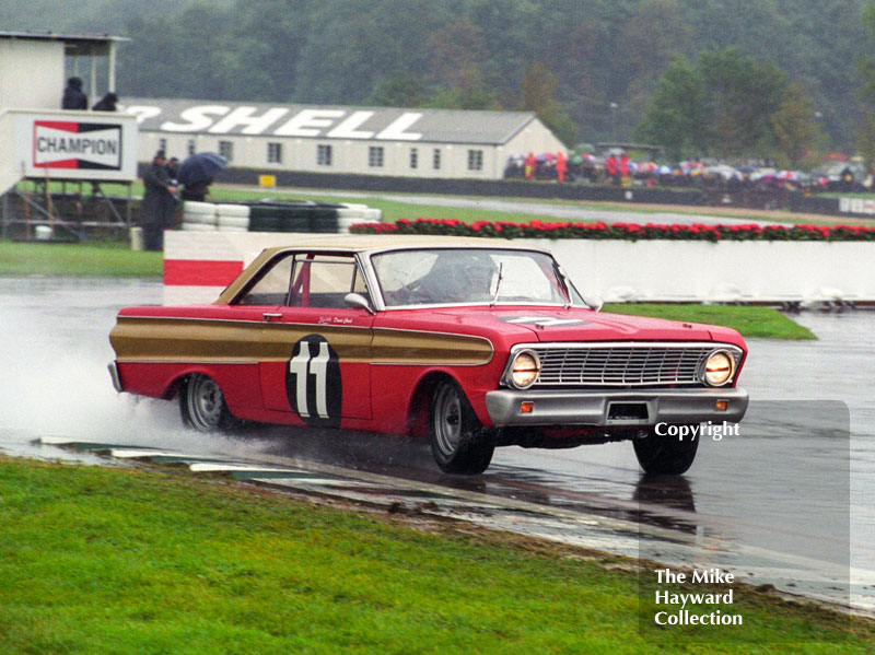 David Clark, Alan Mann Ford Falcon, St Mary's Trophy, Goodwood Revival, 1999
