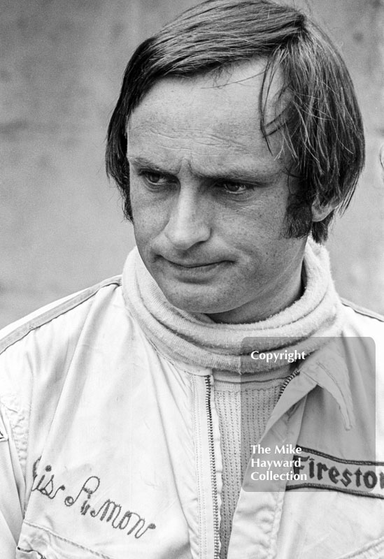 Chris Amon in the pits, British Grand Prix, Brands Hatch, 1970
