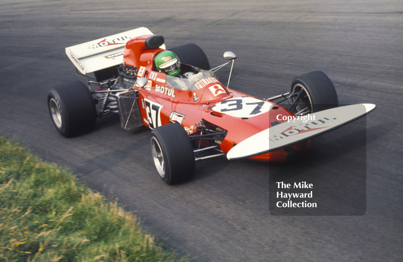 Henri Pescarolo, Frank Williams Racing March 711, Oulton Park Gold Cup 1971.
