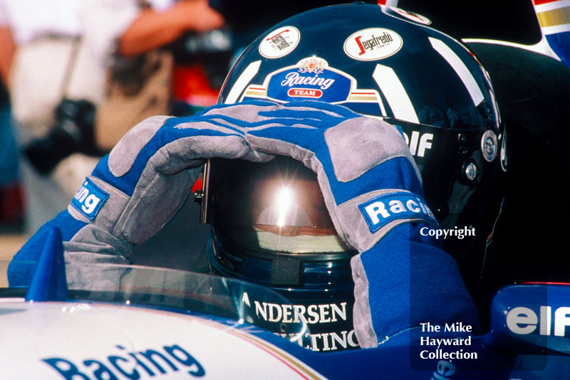 Damon Hill, Williams FW17, Silverstone, British Grand Prix 1995.
