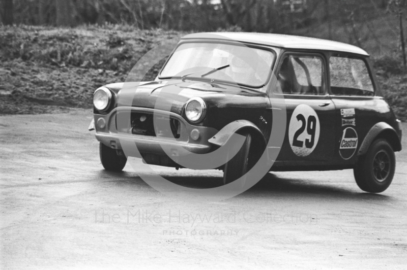 Mini Cooper S, Prescott hill climb, 1967.