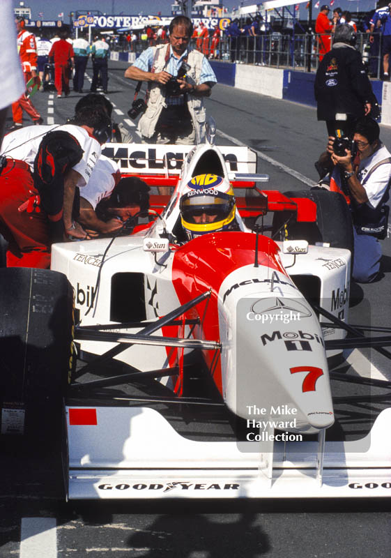 Mark Blundell, McLaren MP4, Silverstone, British Grand Prix 1995.

