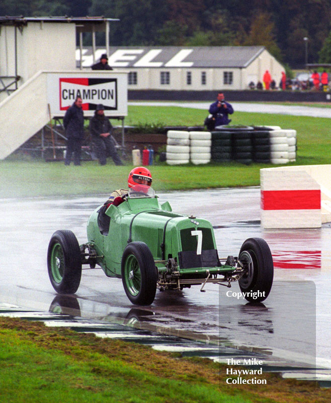 Barrie Williams, ERA A type R3A, Goodwood Trophy, Goodwood Revival, 1999
