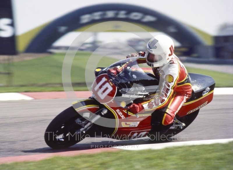  Mick Grant, Suzuki, Donington Park, April 1982.