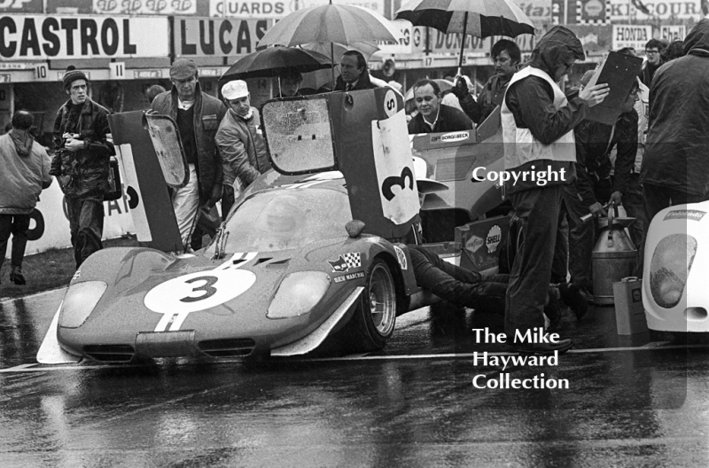 Mike Parkes/Herbert Muller, Ferrari 512S, Brands Hatch BOAC 1000k 1970.
