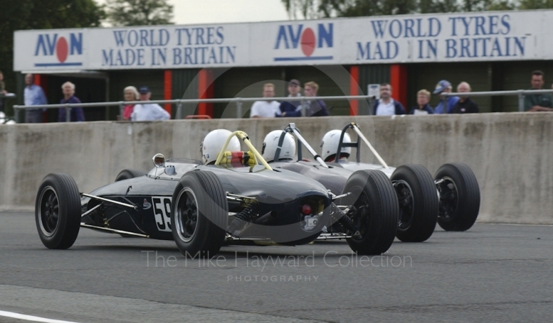 Historic Formula Junior start, Oulton Park Gold Cup, 2002