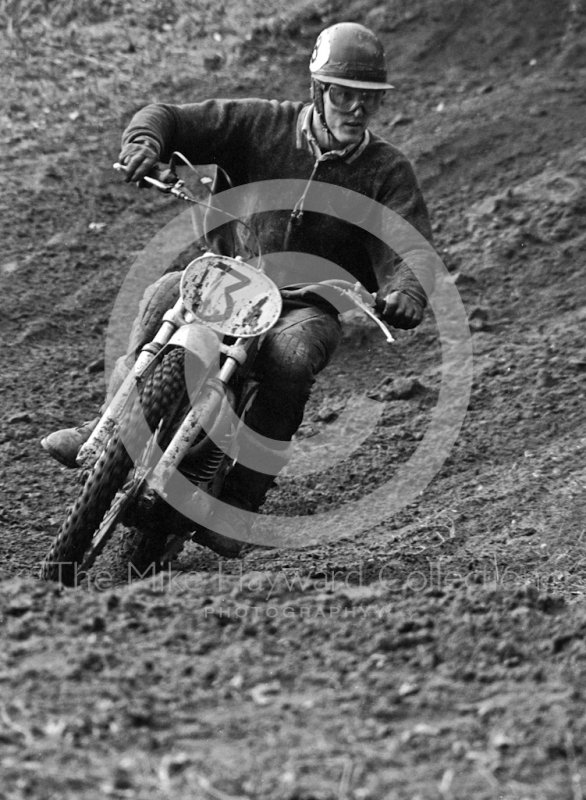 A Browning, Greeves 380, ACU British Scramble Sidecar Drivers Championship meeting, Hawkstone Park, 1969.