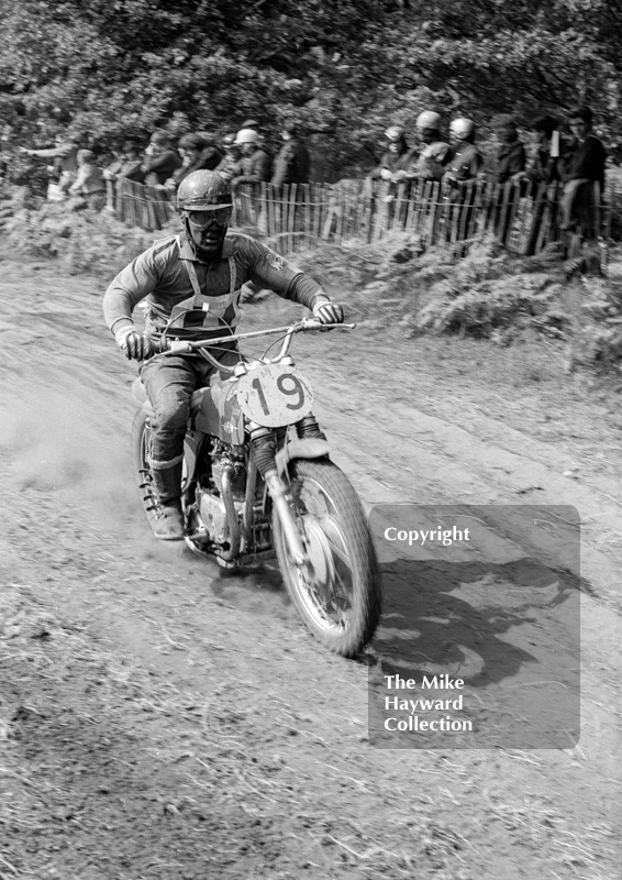 R Julienne, France, Triumph Metisse,1964 Motocross des Nations, Hawkstone Park.