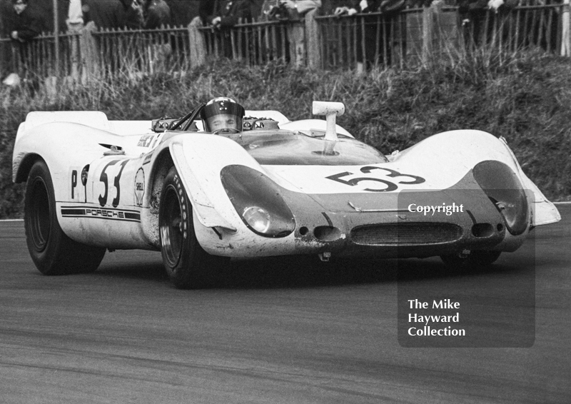 Jo Siffert, Porsche 908, Brands Hatch, BOAC 500 1969.
