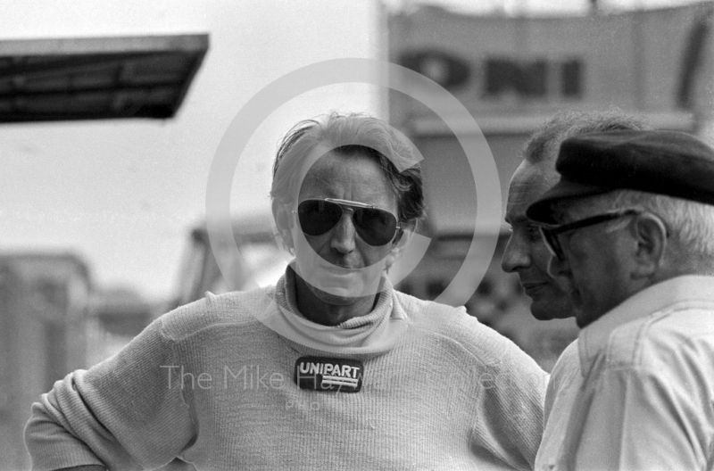 John Watson in the paddock, British Grand Prix, Silverstone, 1983.
