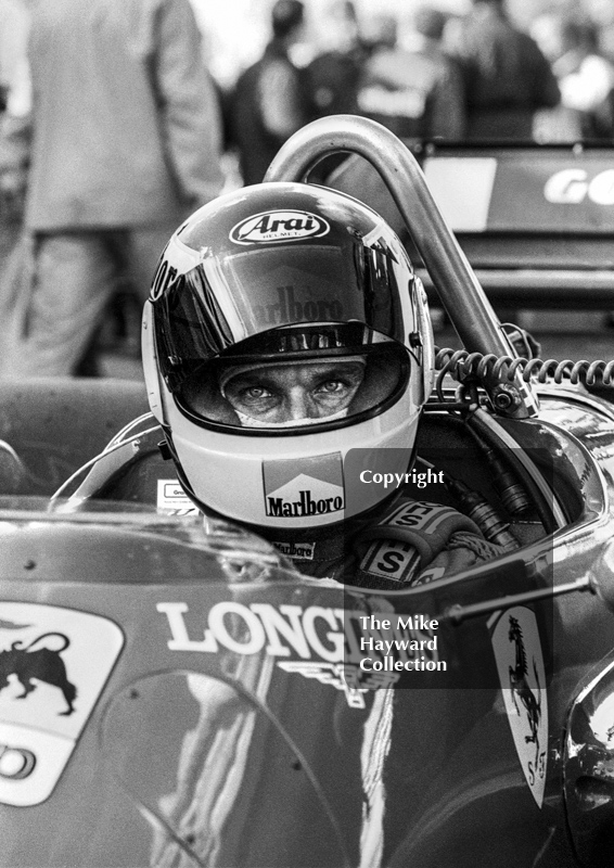 Stefan Johansson, Ferrari 156, Brands Hatch, 1985 European Grand Prix.
