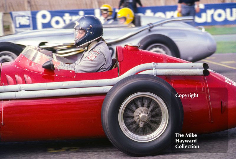 V Norman, Maserati 250F, VSCC Donington May 1979
