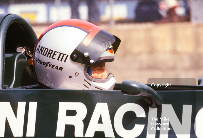 Mario Andretti, Martini Lotus 79, Silverstone, British Grand Prix 1979.
