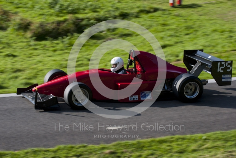 Tim Elmer, OMS CF09, Hagley and District Light Car Club meeting, Loton Park Hill Climb, September 2013. 