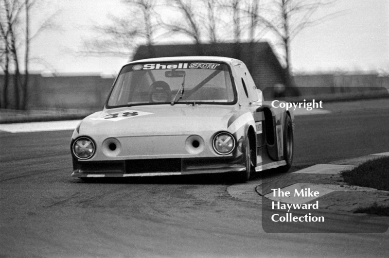 Malcolm Johnstone, Skoda, Round 1 of the 1981 Motoring News Donington Grand Touring Car Championship.
